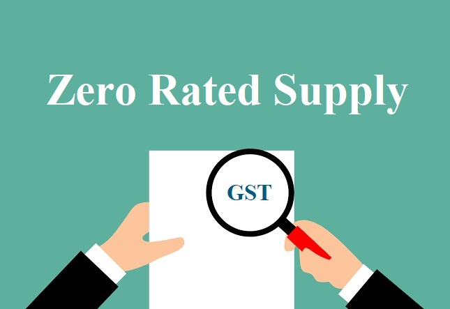 ZERO RATED SUPPLY IGST Act